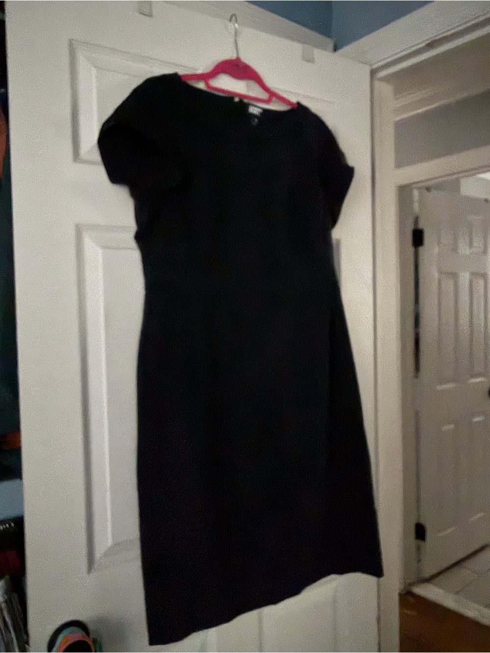 Lands' End Navy Blue Dress